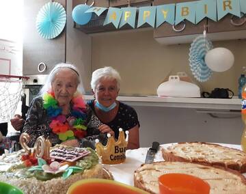 Festeggiato i 102 anni di Maria